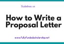 How to Write a Proposal Letter