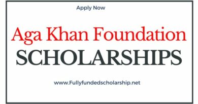 Aga Khan Foundation Scholarship 2025-2026