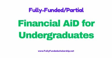 Financial Aid for Undergraduate Students 2024-2025