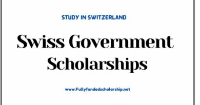 Swiss Government Scholarships 2025-2026