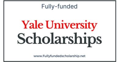 Yale University Scholarship 2025-2026