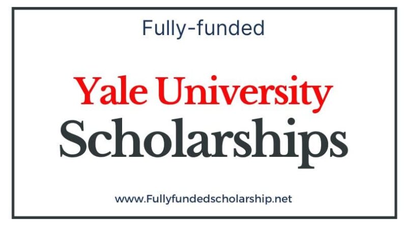 Yale University Scholarship 2025-2026