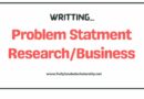 Problem Statement for Research