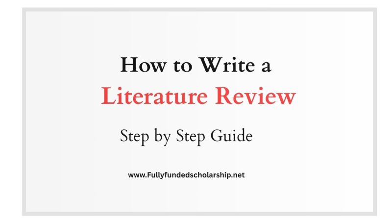 How to Write a Literature Review?